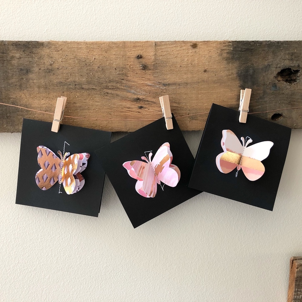 Mini Blank Notecards-Warm Luxury Color Scheme